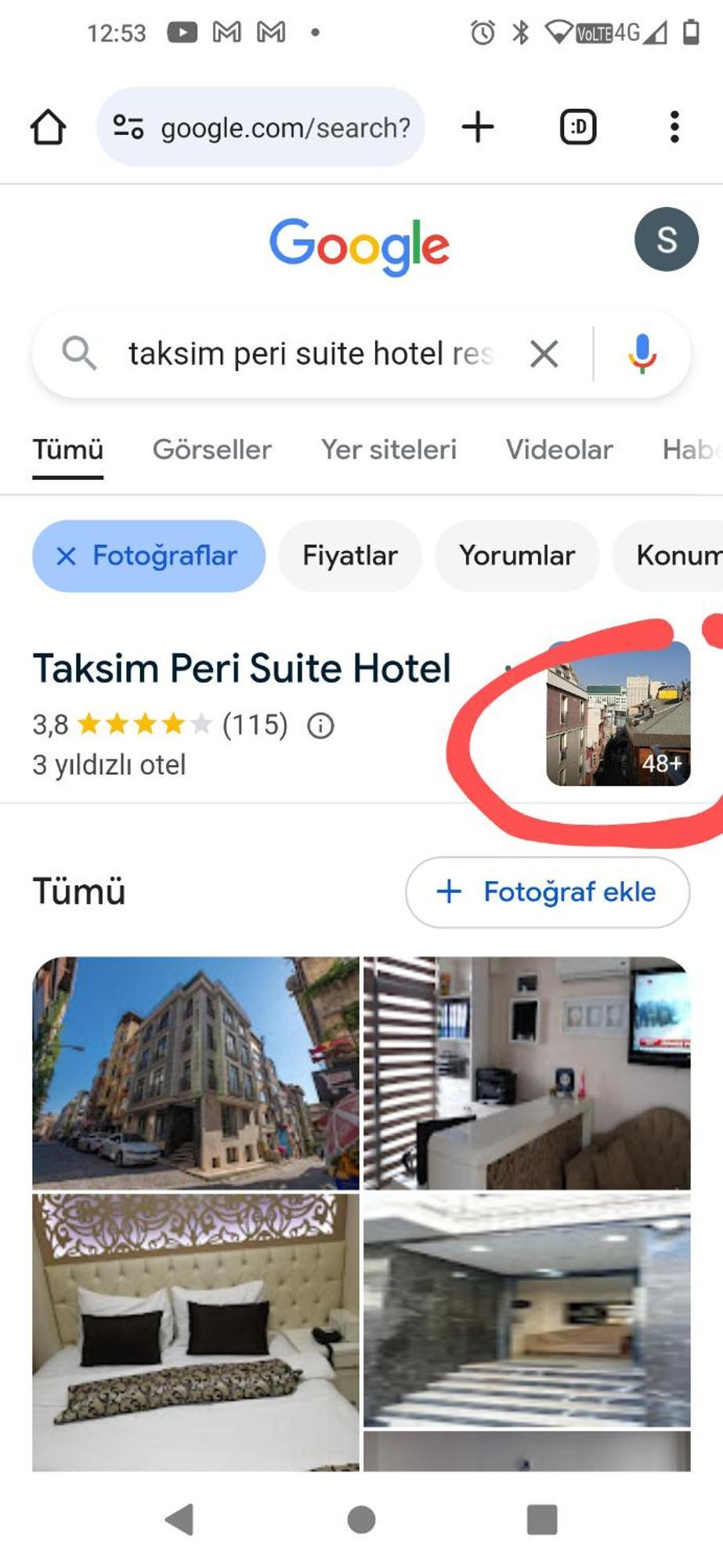 Taksim Peri Suite Стамбул Екстер'єр фото